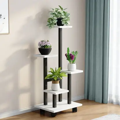 BloomNest™ κινητή βάση φυτών με 4 επίπεδα