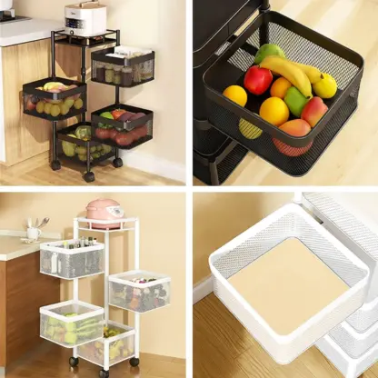 SpinRack™ περιστρεφόμενος βραχίονας καροτσιού - 4 επίπεδα