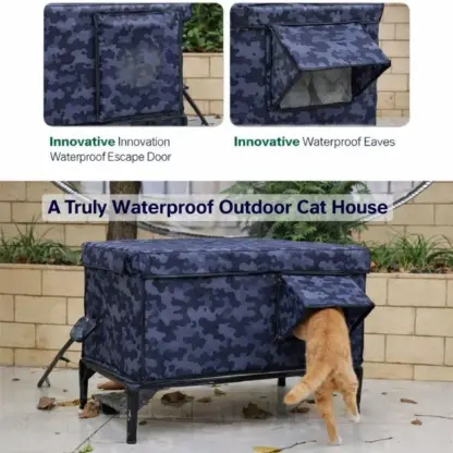 SafePaws™ εξωτερικό καταφύγιο γάτας ανθεκτικό στις καιρικές συνθήκες