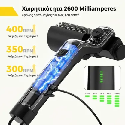 CharBlaze™ Βούρτσα καθαρισμού ηλεκτρικής ψησταριάς