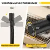 CharBlaze™ Βούρτσα καθαρισμού ηλεκτρικής ψησταριάς
