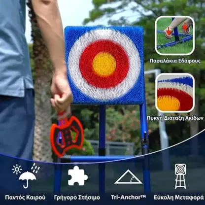 AimStrike™ παιδικό παιχνίδι ρίψης τσεκουριών και σούρικεν