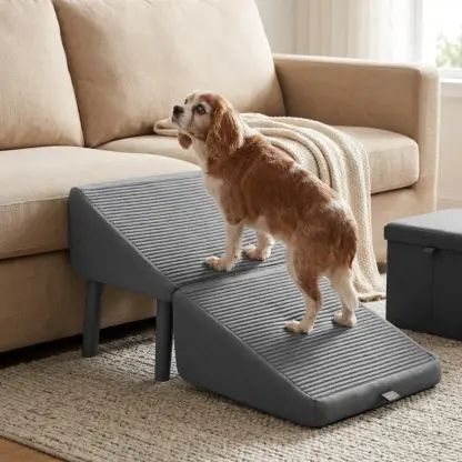 PawStep™ 2 σε 1 πουφ και ράμπα για σκύλους
