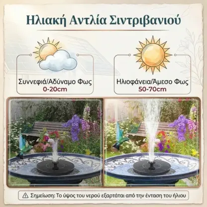 SunStream™ Άντληση νερού ηλιακής ενέργειας