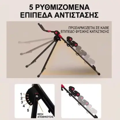 AbFlex™ μηχάνημα εκγύμνασης κοιλιακών