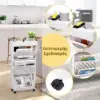 BookCart™ πενταόροφη τροχήλατη βιβλιοθήκη-middle