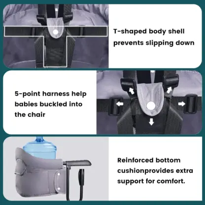 ClipMunch™ καθισματάκι φαγητού για μωρά με δίσκο-middle