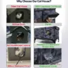 SafePaws™ εξωτερικό καταφύγιο γάτας ανθεκτικό στις καιρικές συνθήκες-middle