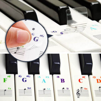 Naljepnice za označivanje klavirskih tipki PianoCoach