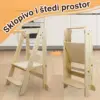 BabyTower™ drveni prilagodljivi edukacijski toranj