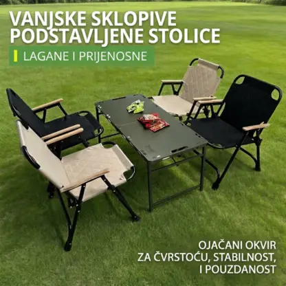 ComfyCamper™ sklopivo podstavljeno sjedalo za kampiranje