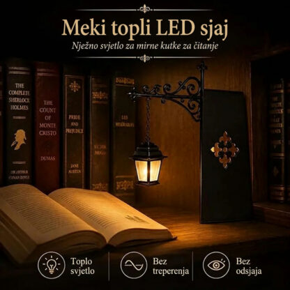 ShelfWisp™ svjetiljka duh za police s knjigama – 2 kom