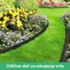 EasyBorder™ plastična ogradica za travnjak s čavlima - 10m