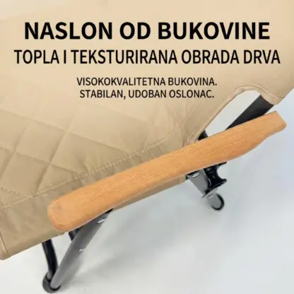 ComfyCamper™ sklopivo podstavljeno sjedalo za kampiranje