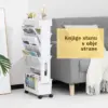 BookCart™ 5-etažna pokretna polica za knjige
