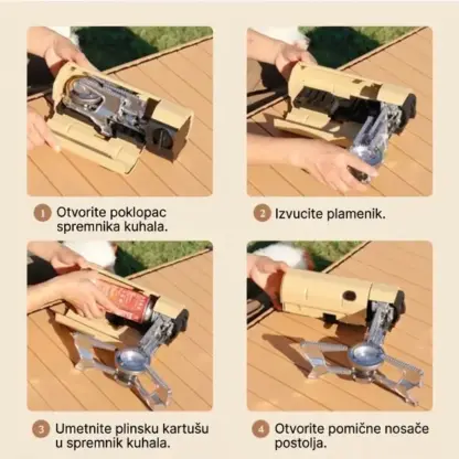 FlameGo™ sklopivo prijenosno plinsko kuhalo