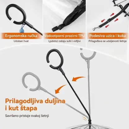 PawBrella™ podesiva kišna kišobran za pse