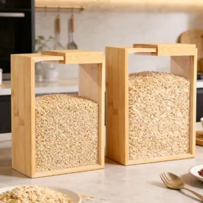 ClearGrain™ drveno-akrilna posuda za pohranu (3 kom.)