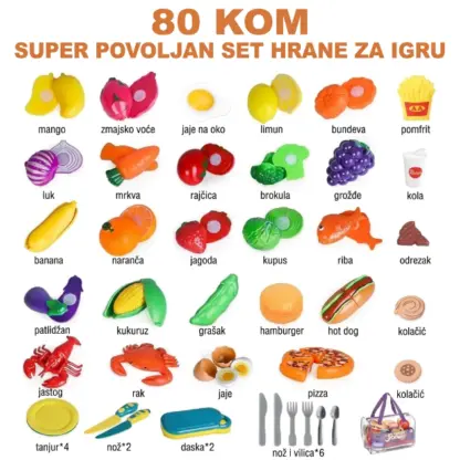 PlayChef™ dječji set hrane za igru kuhanja
