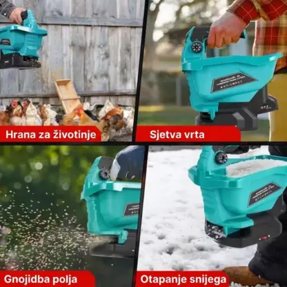 SpreadFlow™ akumulatorski rasipač sjemena i soli