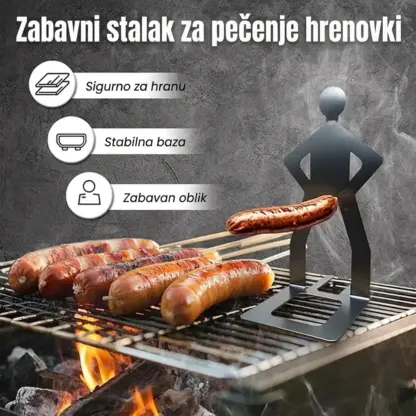 GrillBoyz™ smiješni držači za BBQ kobasice – 3 kom