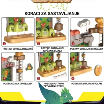 Igra hvatanja lopti s dinosaurima DinoSnap™