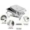 BuffetPro™ dvostrana chafing posuda-middle