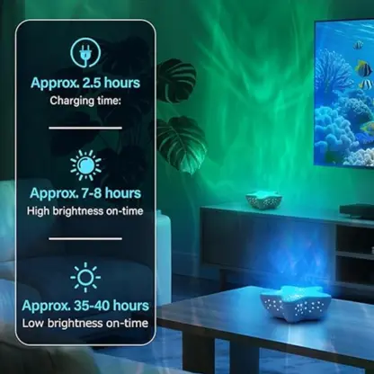 StarLume™ LED projektor u obliku morskog zvijezda s daljinskim upravljačem-middle