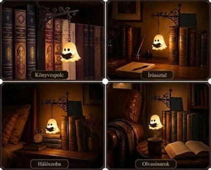ShelfWisp™ bookshelf ghost lantern – 2 pcs