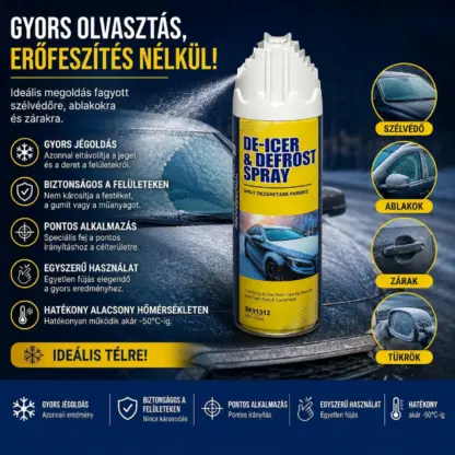 IceDeFro™ jégoldó és leolvasztó spray (450 ml)