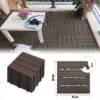 DeckLock™ egymásba illeszthető PVC fa utánzatú padlólapok – 12x (30x30cm) = 1,08 m²
