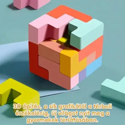 TetriWood™ gyerekeknek szóló fa építőjáték