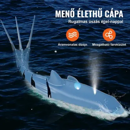 JawHunter™ nagy fehér cápa távirányítós játék