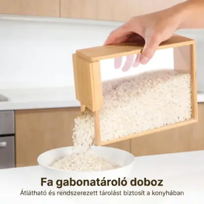 ClearGrain™ fa és akril tároló tégely (3 db)