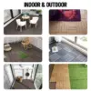 DeckLock™ egymásba illeszthető PVC fa utánzatú padlólapok – 12x (30x30cm) = 1,08 m²