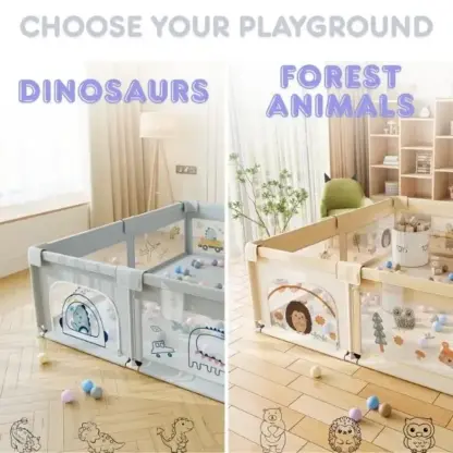 PlayFort™ gyerek játszókifutó – 180 x 150 cm