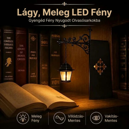 ShelfWisp™ bookshelf ghost lantern – 2 pcs