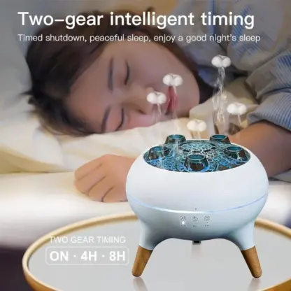 JellyMist™ medúza dizájnú LED diffúzor és párásító