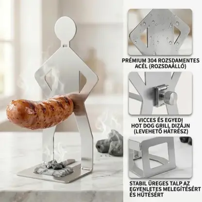 GrillBoyz™ vicces BBQ kolbász tartók – 3 darab