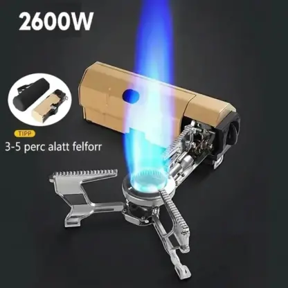 FlameGo™ összecsukható hordozható gázfőző