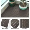 DeckLock™ egymásba illeszthető PVC fa utánzatú padlólapok – 12x (30x30cm) = 1,08 m²