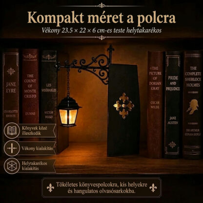 ShelfWisp™ bookshelf ghost lantern – 2 pcs