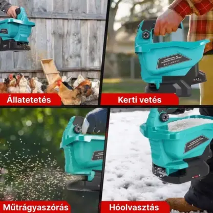 SpreadFlow™ akkumulátoros vetőmag- és sószóró