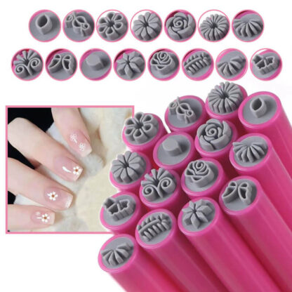 NailCraft™ körömbélyegző készlet (15 db)