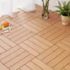 DeckLock™ egymásba illeszthető PVC fa utánzatú padlólapok – 12x (30x30cm) = 1,08 m²