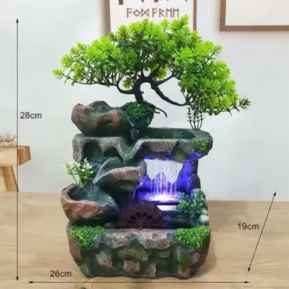 DreamMill™ asztali LED-es vízimalom szökőkút