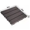 DeckLock™ egymásba illeszthető PVC fa utánzatú padlólapok – 12x (30x30cm) = 1,08 m²