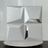 Reflectiva™ 3D PVC tükör falpanel 50 x 50 cm - 8 csomagban