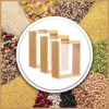 ClearGrain™ barattolo contenitore in acrilico e legno (3 pz)