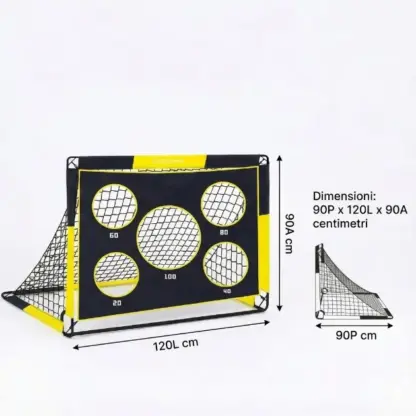 Tiro a rete SoccerShot™ per bambini con bersaglio